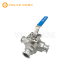  쎄니타리 3WAY 볼밸브 (SUS316, 수동/자동용)