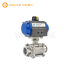 Sanitary 3PC Pneumatic Ball Valve (SUS316, Single Acting)