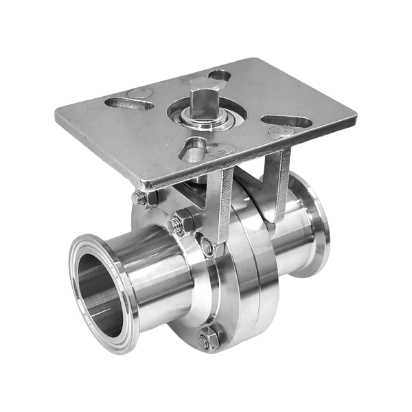 Sanitary Butterfly Valve (SUS316, Manual/Bare) PSV-04 2