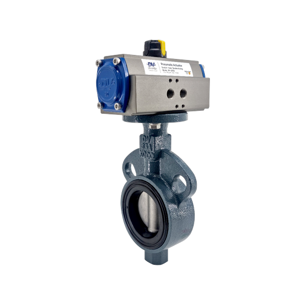 Pneumatic Butterfly Valve (Cast Iron, Double Acting, 10K) PAVP-13(FC,D)