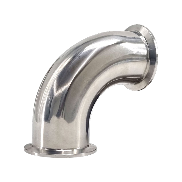 Sanitary 90° Short Elbow (SUS304, 2 Ferrules) PSF-13