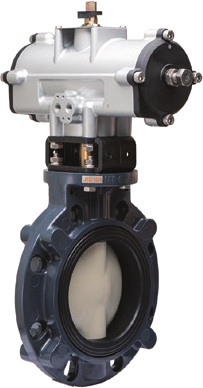Asahi Pneumatic Actuated Butterfly Valve Type 57 TA (Wafer, DN40-350) A57K