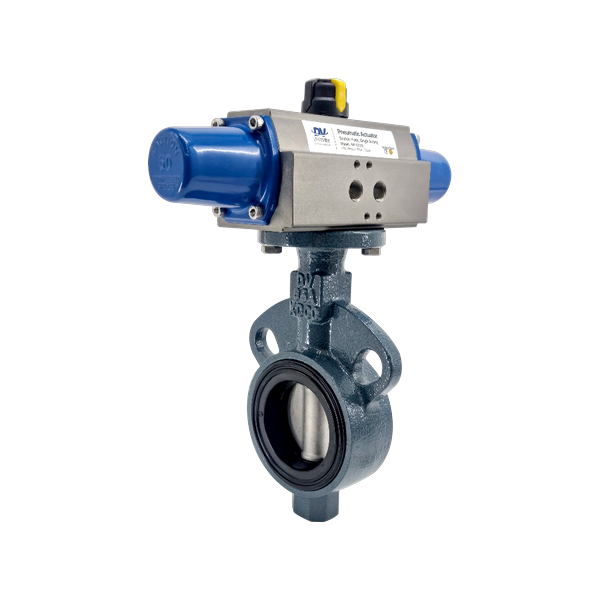 Pneumatic Butterfly Valve (Cast Iron, Single Acting, 10K) PAVP-13(FC,S)